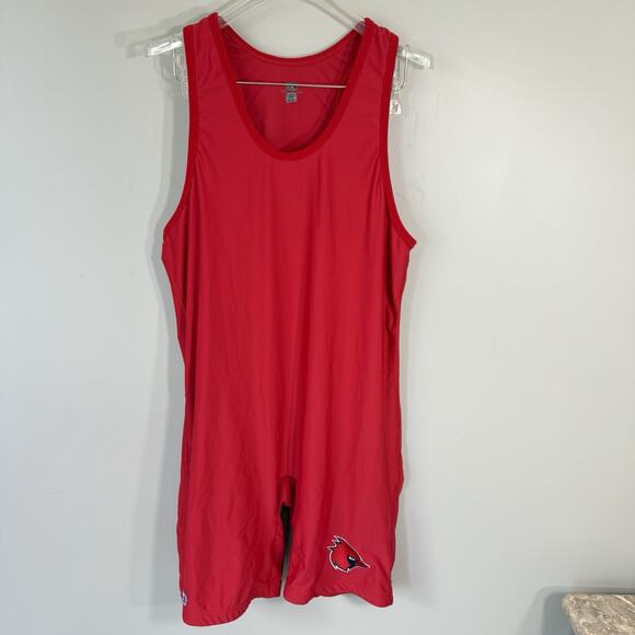 Thomas Worthington School Wrestling Singlet L Spandex Training Cliff Keen Gym - Picture 1 of 6